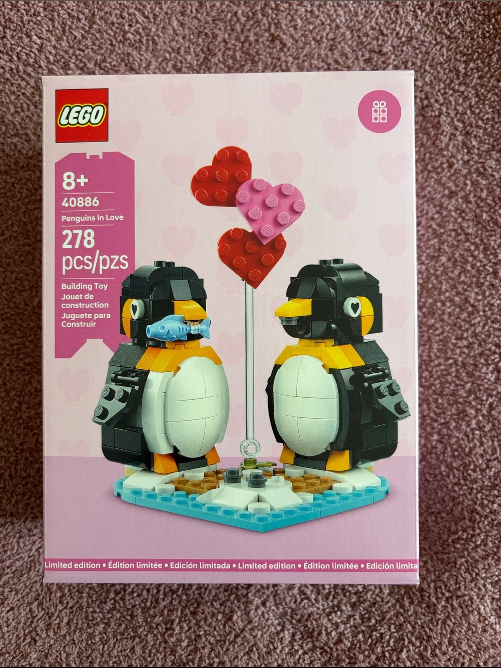 Lego Penguins in Love Build Set